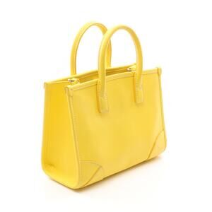 Mcm Munich Yellow Bag Tote Leather